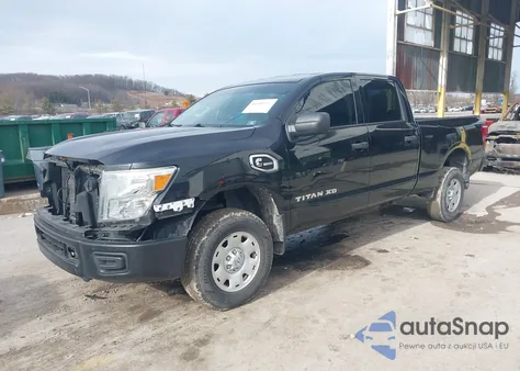 2017 Nissan Titan Xd S Diesel z USA, uszkodzony, nr VIN 1N6BA1F3XHN524698